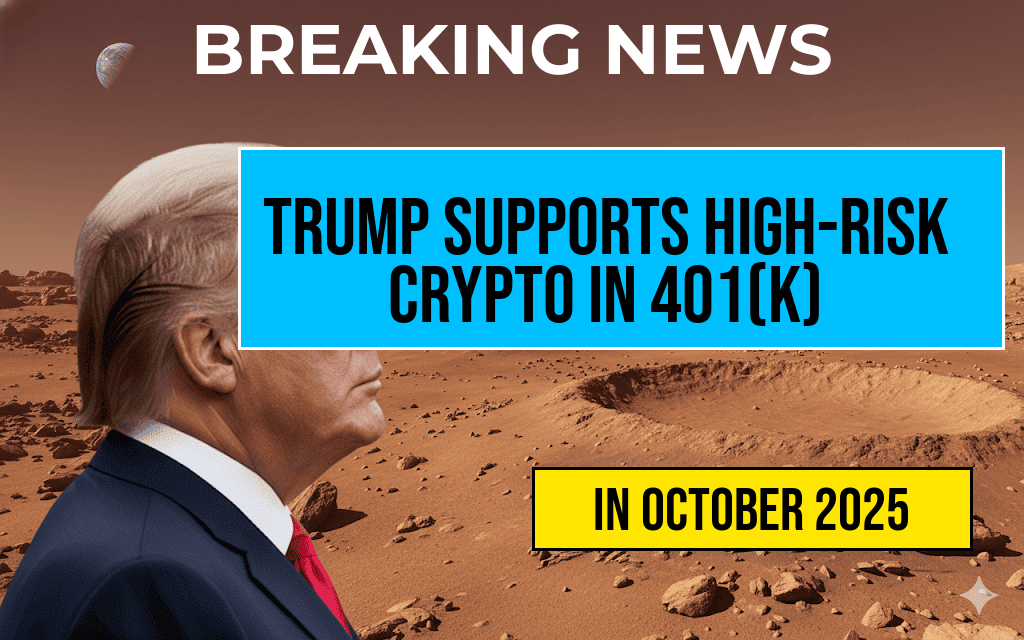Trump Advocates for Including High-Risk Crypto Investments in 401(k) Retirement Plans